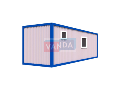 Блок контейнер офисный с унитазом и душем №9 (вариант 3)